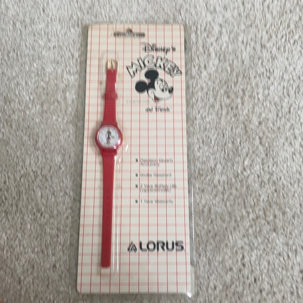 Vintage Lorus Disney’s Minnie Mouse watch